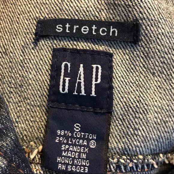 GAP SMALL Stretch Denim Jacket Excellent Condition - Picture 7 of 7